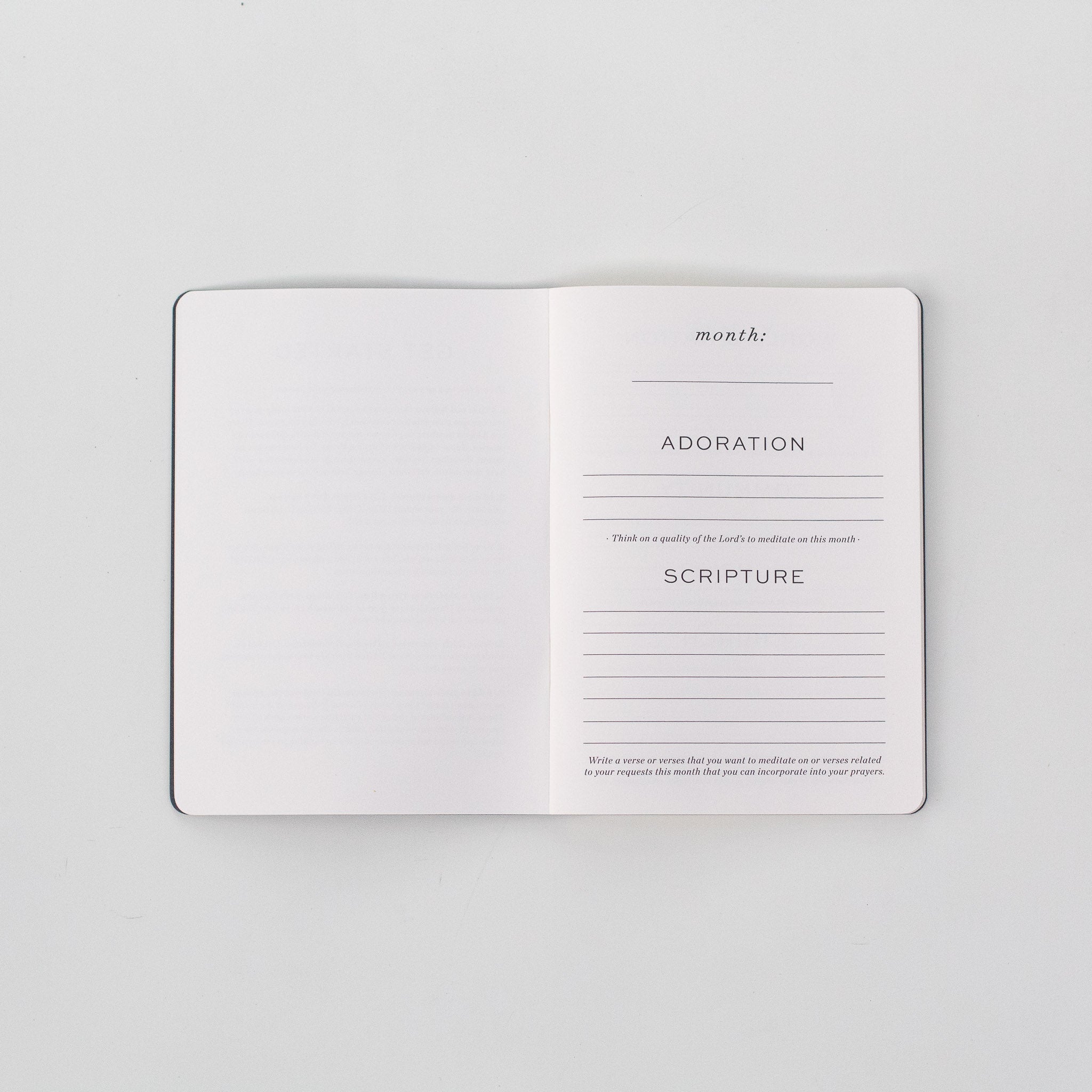 Men’s Undated Prayer Journal – Val Marie Paper