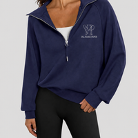 Val Marie Paper Half-Zip Pullover