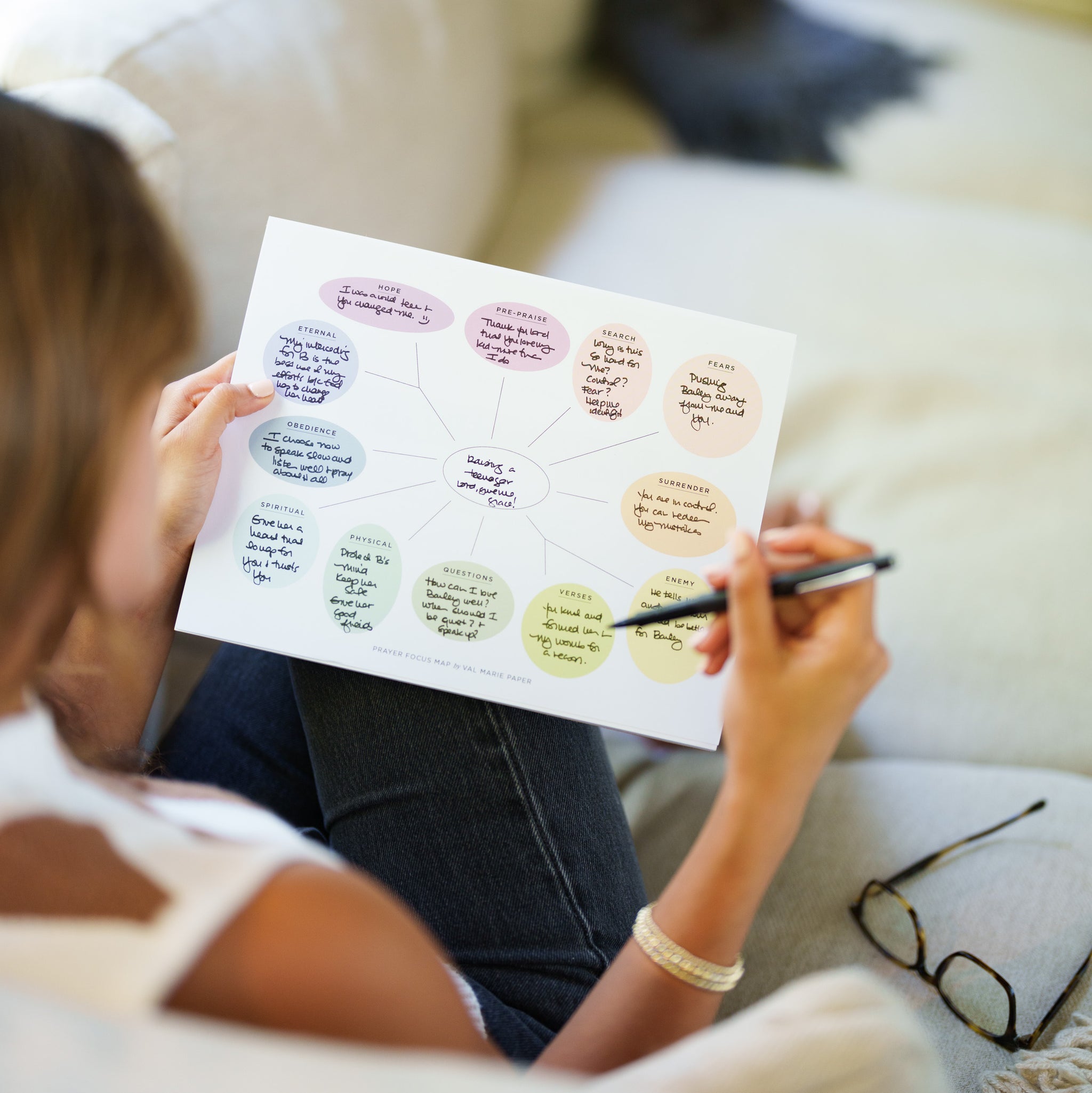 Prayer Focus Map – Val Marie Paper