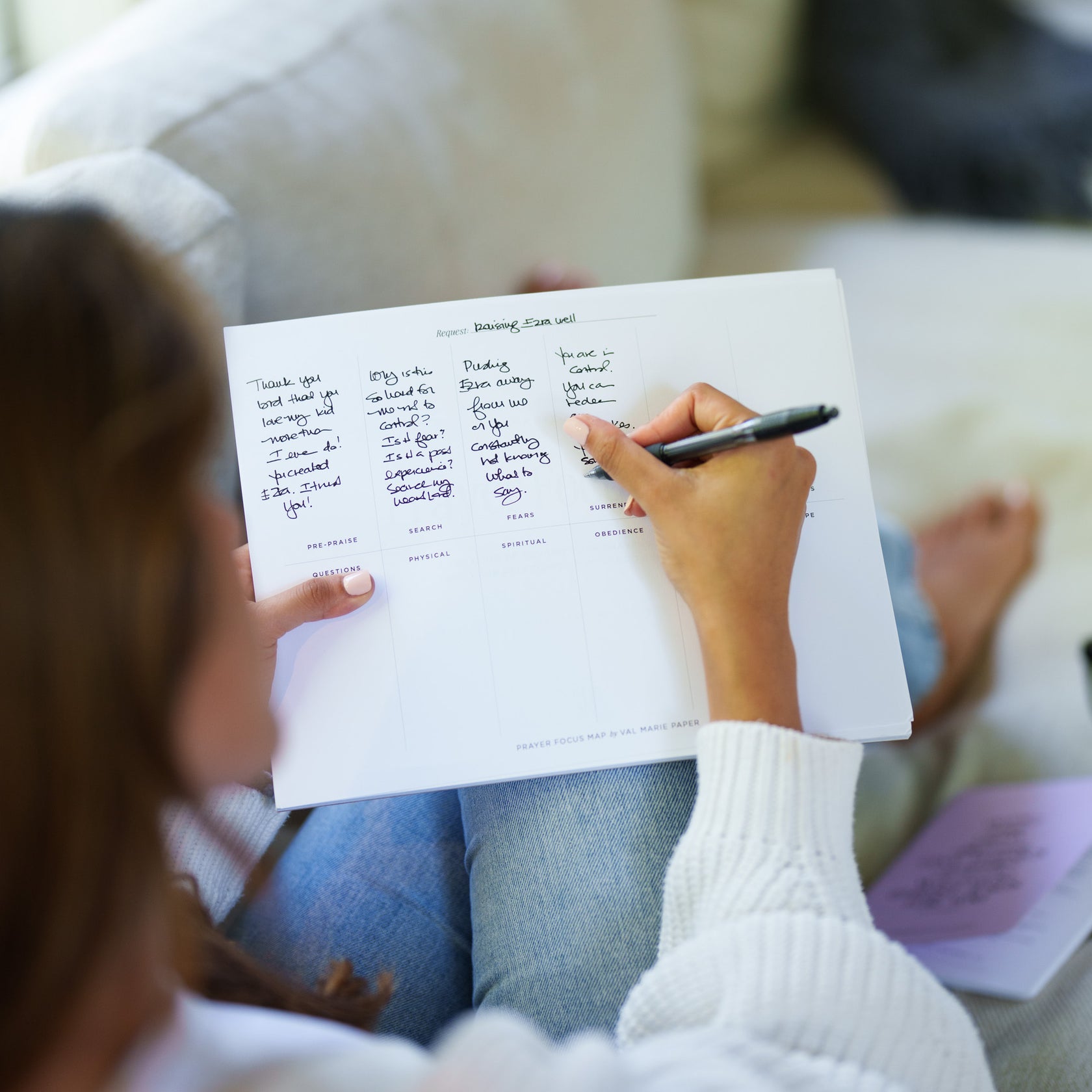 Prayer Focus Map – Val Marie Paper
