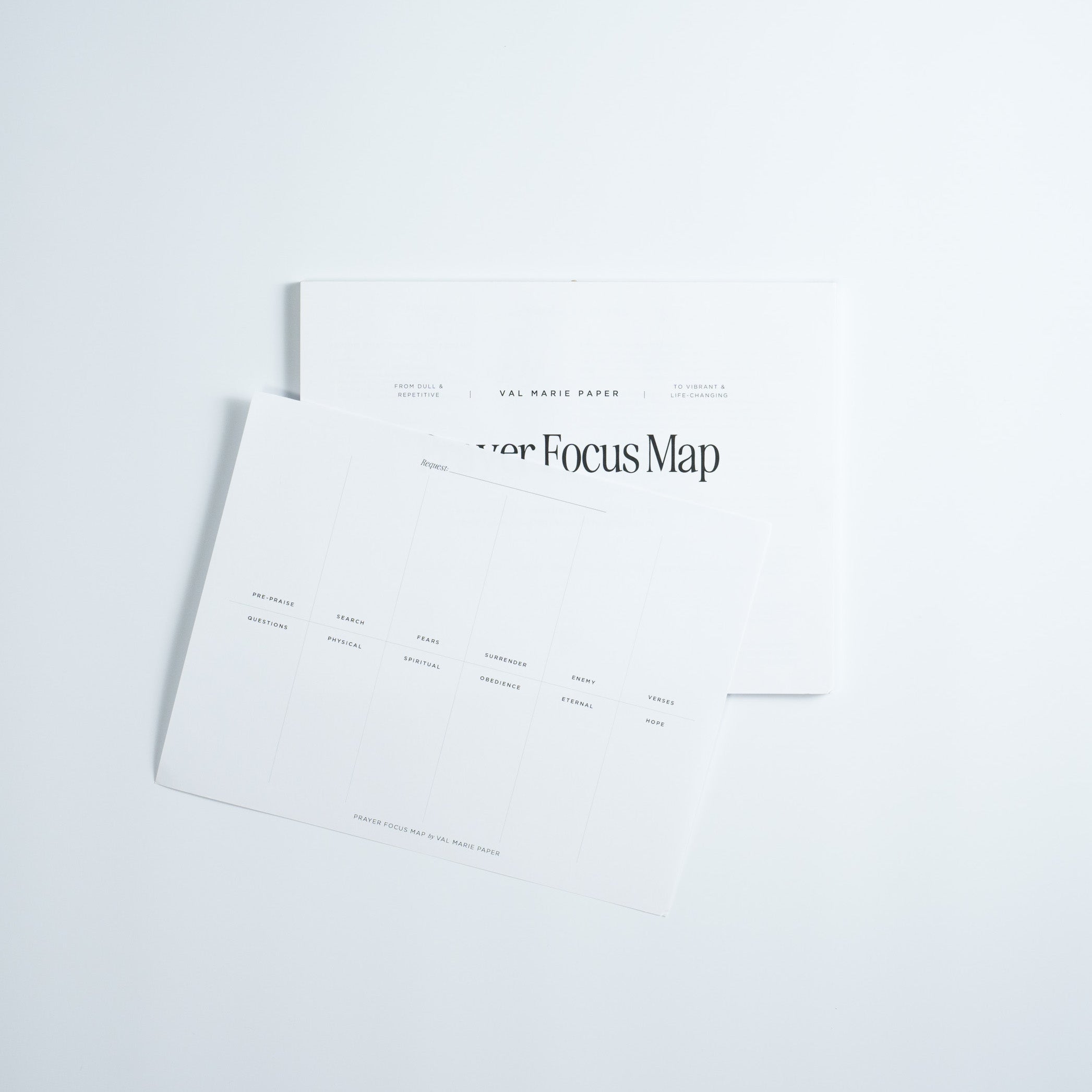 Prayer Focus Map – Val Marie Paper